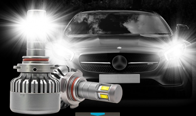 LED headlight conversion kit, 36W 4000lm H8 LED Headlight Bulbs Replacement Low Noise Automobile Lighting