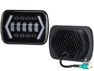5x7 Inches Offroad LED Driving Fog Lights , 4500lm LED Rectangular Headlights