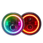 45W 7 Inch Landrover Angel Eye Ring Light , RGB Halo Lights For Trucks