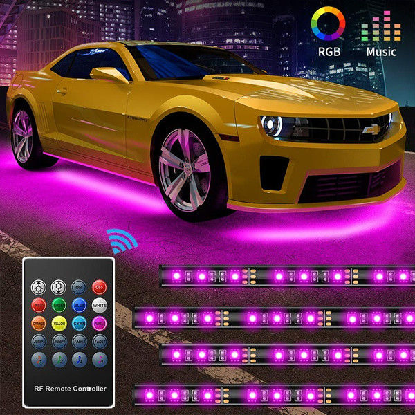 30w 12v RGB 5050SMD Car Underglow Lights Remote Control