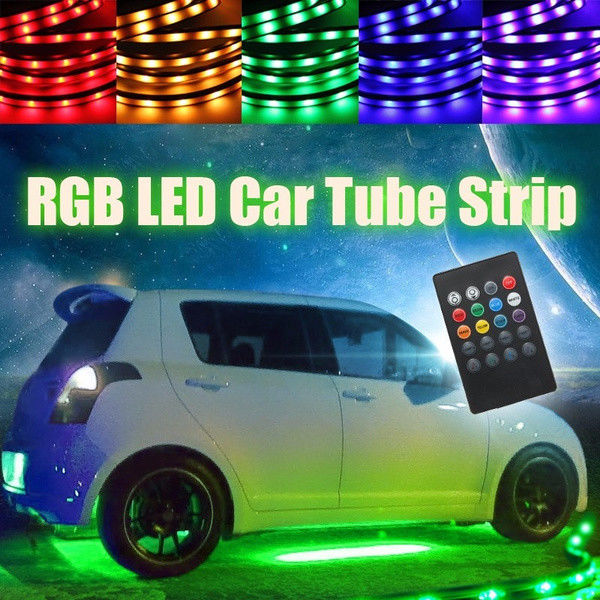 90cm Music Tube 8 Colors LED Neon Lights For Cars