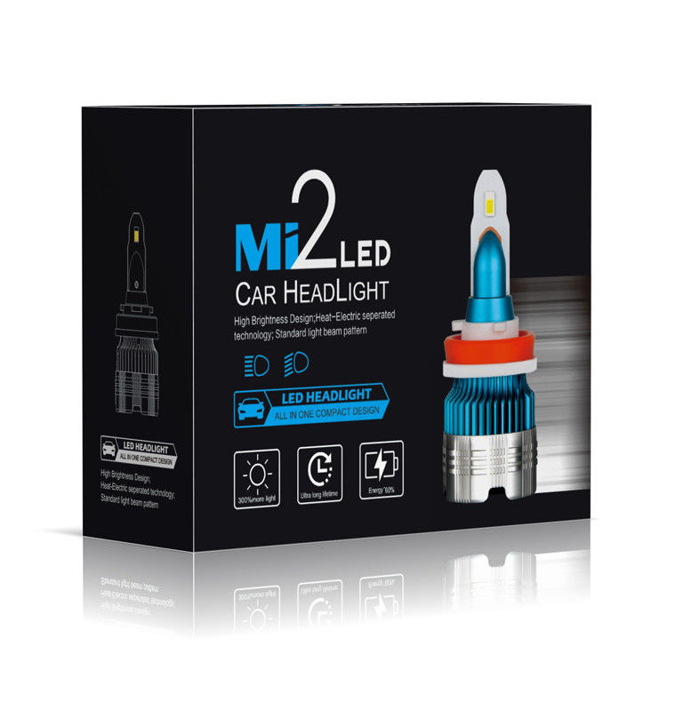 30W 3000lm Automotive LED Headlight Bulbs Mini Size Mi2 9005