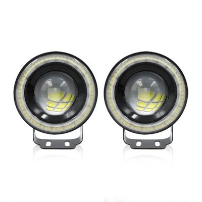 12V 10W Car Angle Eyes  3.5 Inch COB Halo Fog Lights