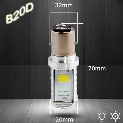 12W COB BA20D 900lm LED Fog Lamp Bulbs , P15D H4 Fog Light Bulb