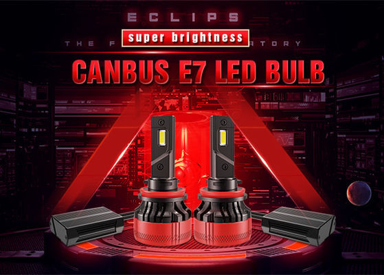 12V 6500K IP67 H7 Car LED Headlight Bulb 55W 12000LM