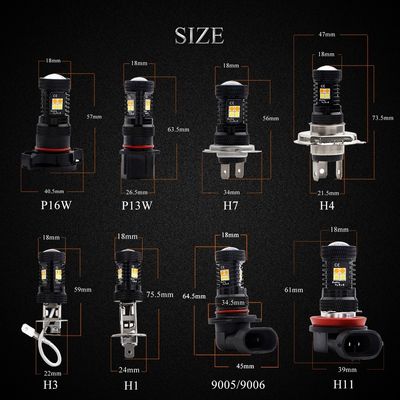 16SMD Automotive LED Fog Lights