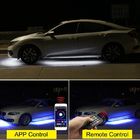 12V Multicolor Car Underglow Lights , 4pcs Underglow Light Kits For Cars