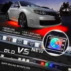 APP Bluetooth 60W Car Underglow Lights , 2.5M Underglow Neon Lights Kit