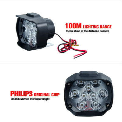 9Bead Sharp Eye Motorcycle Auxiliary Lights , 3030 LED Motorcycle Driving Lights