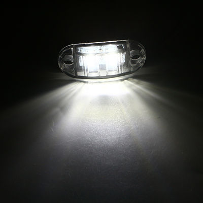 12V 2pcs Trailer Automotive Side Marker Light , 80lm Emergency Vehicle Lighting