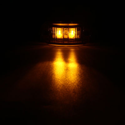 12V 2pcs Trailer Automotive Side Marker Light , 80lm Emergency Vehicle Lighting