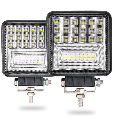 Diffused Square Waterproof LED Work Lights , 126w LED Truck Work Lights