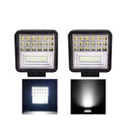 Diffused Square Waterproof LED Work Lights , 126w LED Truck Work Lights