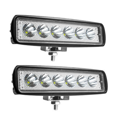 Auto 18W IP67 6pcs 6000K Waterproof LED Work Lights