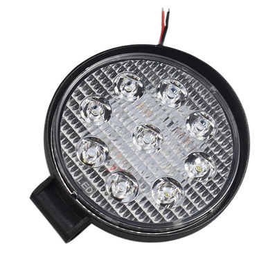 60 Degree 27W Round Flood Waterproof LED Work Lights