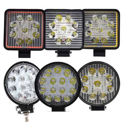 60 Degree 27W Round Flood Waterproof LED Work Lights