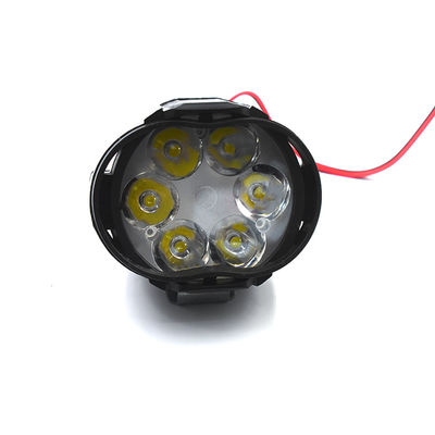 18W  Spot Outside 6LED Motorcycle Auxiliary Lights