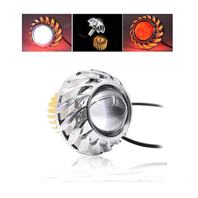 3000lm 30w Motorcycle Headlight Angel Eyes High Low Beam