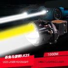 Motorcycle LED Chip Bi Laser Headlight Bulbs ，5500K Laser Beam Headlights