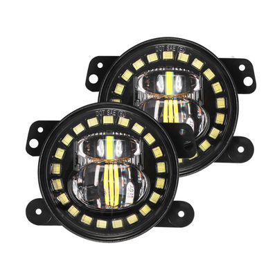 30W Jeep LED Headlights And Fog Lights Auto 4 Inch IP67 DRL