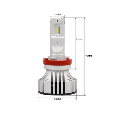 Single Beam 36W 6000LM Cree F2 Car LED Headlight Bulb