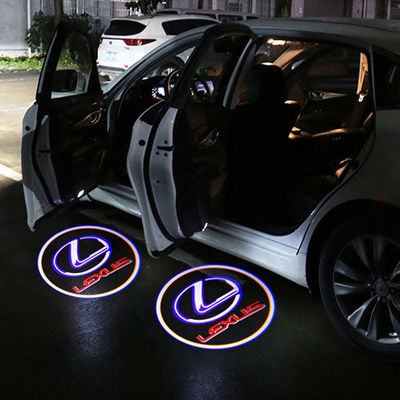 6.5CM Car Logo Door Lights Projector