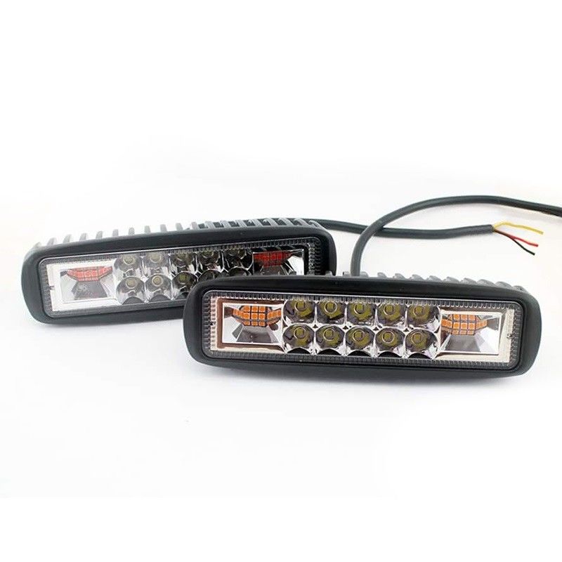 1300LM IP67 LED Emergency Light Bar Rotary Red And Blue