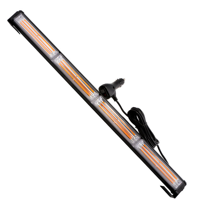 Auto COB 72W Flash Amber LED Light Bar , 3960LM Single Row LED Light Bar