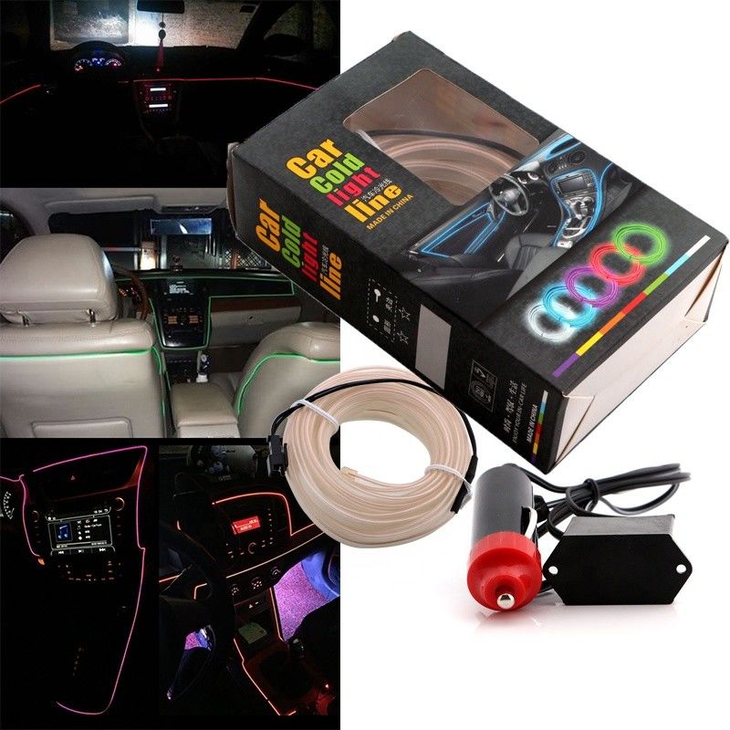 0.35A 12V Interior LED Car Light Strips , 4M Vehicle Interior LED Light Strips