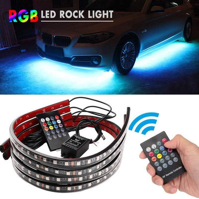 Wireless  Multicolor 5050 4pcs Car Underbody Lights