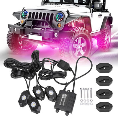 4x4 Rgbw 4Pods Underglow Lights For Four Wheeler