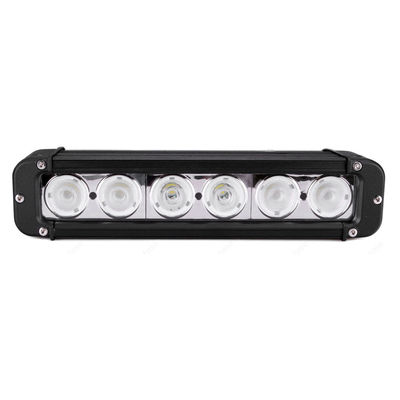 6000K 5100lm Offroad LED Light Bars 10 Inch 60W Flood Beam Work Light